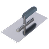 Suki plakspaan rvs houten handvat tand 6 mm