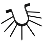 Étrier anti-escalade noir