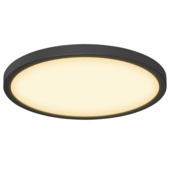 GAMMA plafondlamp Pavia zwart Ø30 cm 18W 2700K