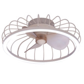 Brilliant plafondventilator Arezzo met lamp en CCT functie 36W 4200 lumen beige