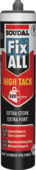 Fix All high tack Soudal noir 290 ml