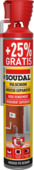 Mousse PU Soudal Genius Gun 600 ml + 150 ml gratuits