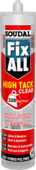 Fix All high tack Soudal transparent 290 ml