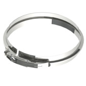 Collier de serrage Saninstal noir pour poêle à pellets ø80 mm