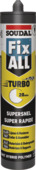 Soudal Fix All montage- en afdichtingskit turbo wit 290 ml