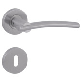 Gamma deurkruk set Liverpool rond rozet sleutelplaat RVS