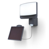 LUTEC wandlamp Sunshine Solar antraciet 11W met bewegingssensor