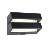 Applique Lutec Barlo Solar anthracite 8,2 W 950 lm + dectecteur de mouvement