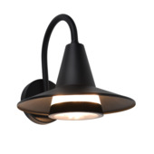 Applique Lutec Swan IP54 E27 noir