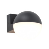 Applique Lutec Looma IP54 gris foncé 7,8 W