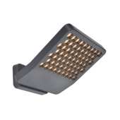 Lutec wandlamp Atlantis donkergrijs 24W 3000 lm 3000 K