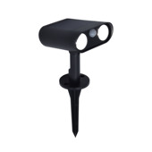 Spot sur piquet Lutec Bingo Solar noir 8,2 W + dectecteur de mouvement