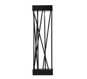 Lutec staanpaal sokkel Spido Solar zwart 10,5W 900 lm