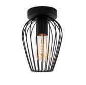 Eglo plafondlamp Newtown E27 Ø16cm zwart