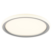 Brilliant LED plafondlamp Carloz zilver Ø30 cm 