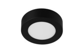 Plafonnier Prolight Vigo LED 6W rond Ø12cm noir