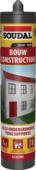Soudal siliconenkit neutraal bouw zwart 290 ml