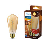 Philips LED edison E27 3,1 W filament goud spiraal dimbaar