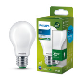 Ampoule poire A60 LED Philips UltraEfficient mate E27 40W blanc froid
