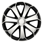 Wieldoppenset 16" Gorecki Mega zilver / zwart