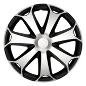 Wieldoppenset 15" Gorecki Mega zilver / zwart