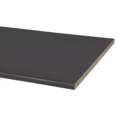 Plan de travail AS28 28 mm 265x60 cm gris foncé