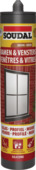 Soudal siliconenkit ramen en vensters bruin 300 ml