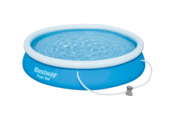 Bestway zwembad Fast Set blauw Ø 360x76 cm met pomp en zeil