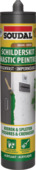 Mastic acrylique peintre Soudal blanc 290 ml