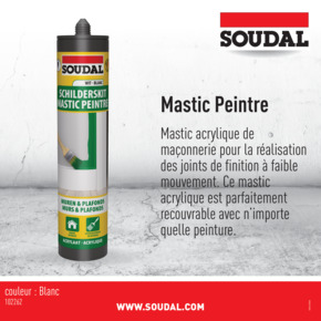 Soudal schilderskit wit 290 ml