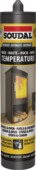 Soudal Hoge Temperatuur afdichtingskit zwart 290 ml