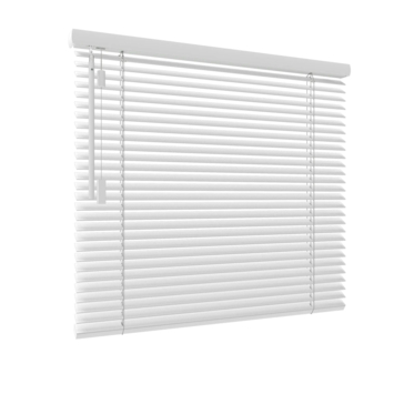 GAMMA houten jaloezie draaikiepraam hout 6005 ijswit 25 mm