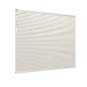 Store plissé double GAMMA fenêtre fixe 8221 crème occultant sur mesure