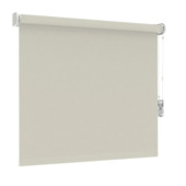 Store enrouleur GAMMA fenêtre fixe 1051 taupe clair translucide sur mesure