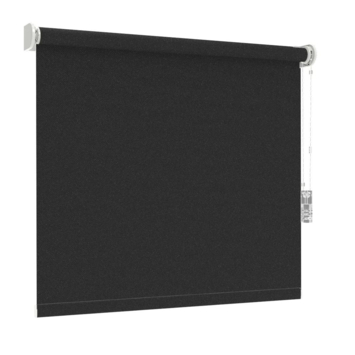 Store enrouleur GAMMA fenêtre oscillo-battante en bois 1067 noir translucide sur mesure