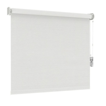 GAMMA rolgordijn draaikiepraam hout 1070 wit lichtdoorlatend op maat