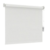 Store enrouleur GAMMA fenêtre oscillo-battante en bois 1070 blanc translucide sur mesure