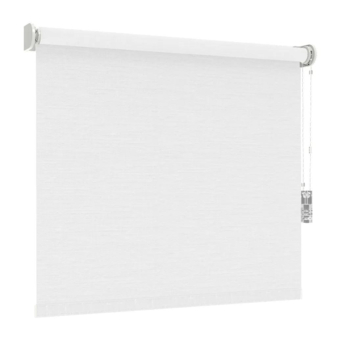 Store enrouleur GAMMA fenêtre oscillo-battante en bois 1083 blanc translucide sur mesure