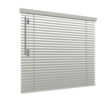 GAMMA houten jaloezie gewoon raam 6012 licht grijs 25 mm op maat