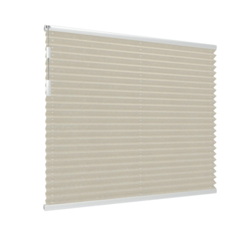 Store plissé simple GAMMA fenêtre fixe 7224 beige translucide sur mesure