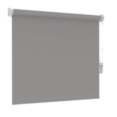 Store enrouleur GAMMA fenêtre oscillo-battante en bois 1168 gris foncé occultant sur mesure