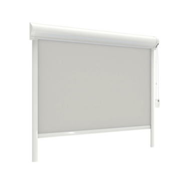 Store enrouleur GAMMA fenêtre oscillo-battante en PVC ou aluminium 1165 gris occultant sur mesure