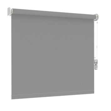 Store enrouleur GAMMA fenêtre fixe 1052 gris foncé translucide sur mesure