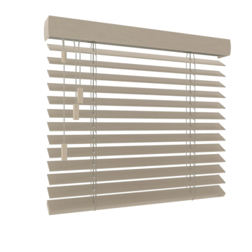 GAMMA houten jaloezie gewoon raam 6138 beige 50 mm op maat
