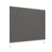Store plissé double GAMMA fenêtre oscillo-battante en bois 8240 gris translucide sur mesure