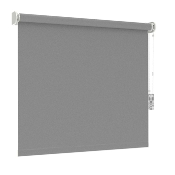 Store enrouleur GAMMA fenêtre oscillo-battante en bois 1066 gris translucide sur mesure