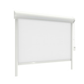 Store enrouleur GAMMA fenêtre oscillo-battante en PVC ou aluminium 1076 blanc translucide sur mesure