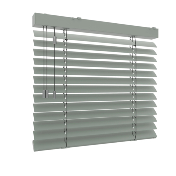 GAMMA aluminium jaloezie gewoon raam 5236 groen mat 50 mm op maat