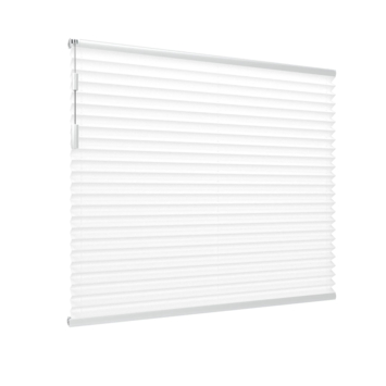 Store plissé simple GAMMA fenêtre fixe 7215 blanc translucide sur mesure