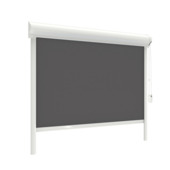 Store enrouleur GAMMA fenêtre oscillo-battante en PVC ou aluminium 1163 noir occultant sur mesure